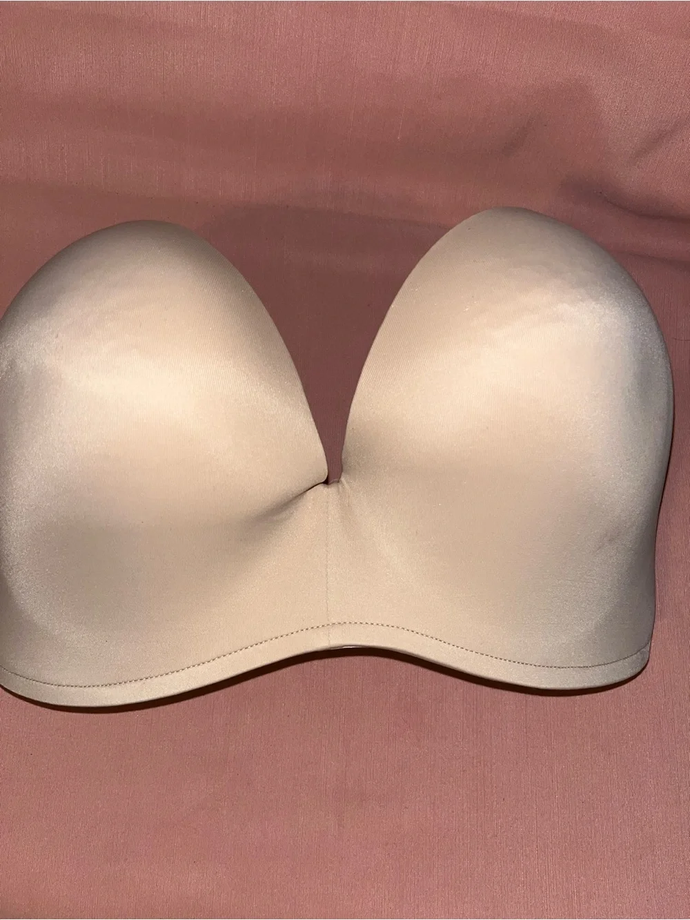 Strapless Nude Seamless Strapless Bra Delmira 42F NWT